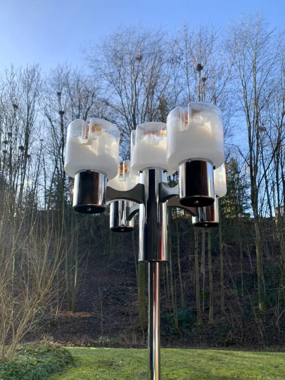 Online Pamono Brutalist Floor Lamp by Gaetano Sciolari for Nason Mazzega, 1960s