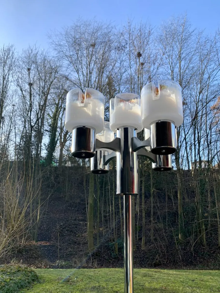 Online Pamono Brutalist Floor Lamp by Gaetano Sciolari for Nason Mazzega, 1960s