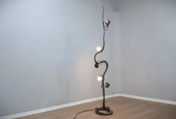 New Pamono Brutalist Floor Lamp by Salvino Marsura, 1970s