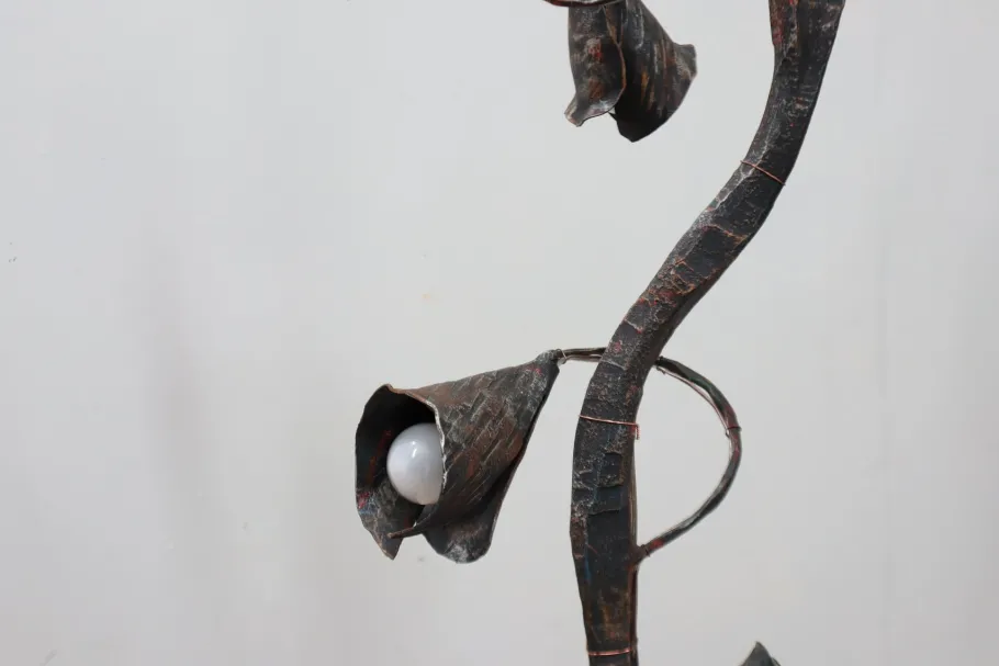 New Pamono Brutalist Floor Lamp by Salvino Marsura, 1970s