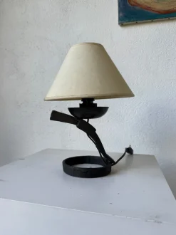 Clearance Pamono Brutalist Metal Lamp, 1950s