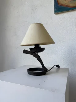 Clearance Pamono Brutalist Metal Lamp, 1950s