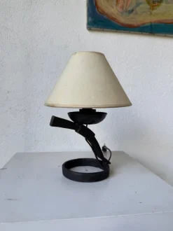 Clearance Pamono Brutalist Metal Lamp, 1950s