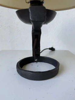 Clearance Pamono Brutalist Metal Lamp, 1950s