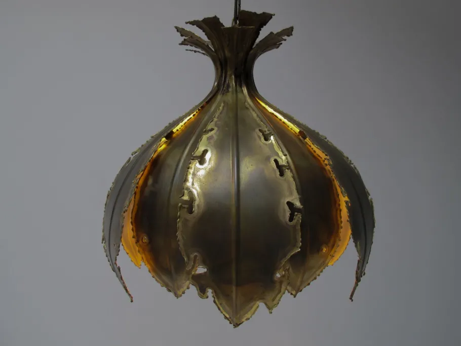 Best Pamono Brutalist Victoria Pendant Lamp by Svend Aage Holm Sørensen for Holm Sørensen & Co, 1970s