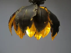 Best Pamono Brutalist Victoria Pendant Lamp by Svend Aage Holm Sørensen for Holm Sørensen & Co, 1970s