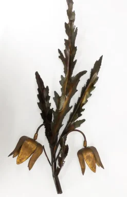 Best Pamono Brutalist Wall Light from Maison Jansen, 1970