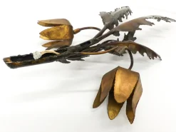 Best Pamono Brutalist Wall Light from Maison Jansen, 1970