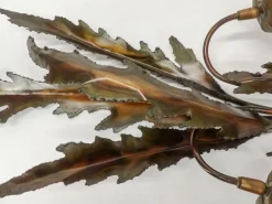 Best Pamono Brutalist Wall Light from Maison Jansen, 1970