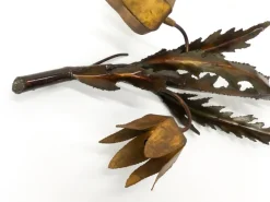 Best Pamono Brutalist Wall Light from Maison Jansen, 1970