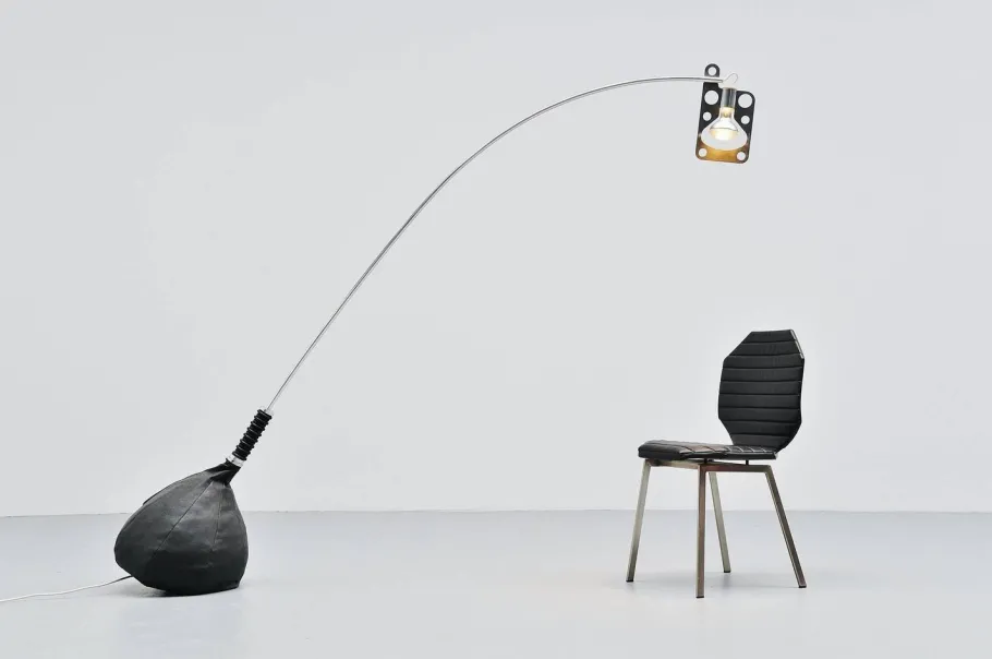Hot Pamono Bul Bo Floor Lamp attributed to Gabetti E Isola Milan, Italy, 1969