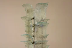 Outlet Pamono Cactus Lamp in Clear Blue Glass by Carlo Nason for Mazzega, 1970s