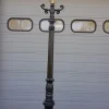 Discount Pamono Cast Iron Lamp Post Doetinchem with Round Copper Lantern