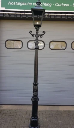 Online Pamono Cast Iron Lamp Post Doetinchem with Cast Iron Square Lantern
