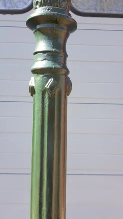Hot Pamono Cast Iron Lamp Post Rotterdammer with Square Cast Iron Lantern