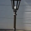 Pamono Cast Iron Lamp Post with Hexagon Cast Iron Lantern