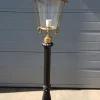Discount Pamono Cast Iron Lamp Post with Copper Round Lantern