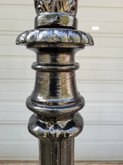 Online Pamono Cast Iron Lamp with Square Cast Iron Lantern