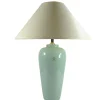 Best Pamono Celadon Ceramic Table Lamp from Velsen Keramiek, 1980s