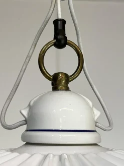 Best Pamono Ceramic and Brass Ceiling Lamp by Aldo Bernardi, Italy, 1990s