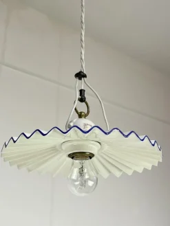 Best Pamono Ceramic and Brass Ceiling Lamp by Aldo Bernardi, Italy, 1990s