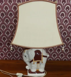 Best Pamono Ceramic Elephant Table Lamp from Feese, 1970s