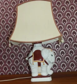 Best Pamono Ceramic Elephant Table Lamp from Feese, 1970s