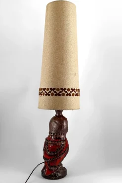 Discount Pamono Ceramic Floor Lamp attributed to Walter Gerhards, Germany, 1960s-1970s