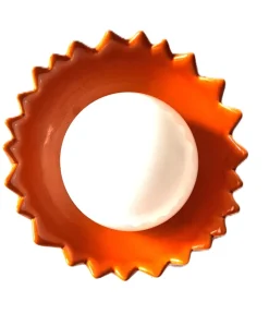 Best Pamono Ceramic Flower Wall Lamp, 1960s