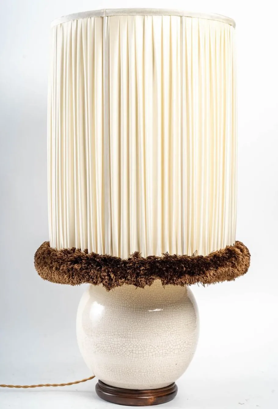 Best Pamono Ceramic Lamp attributed to Ruhlmann & Besnard, 1930s