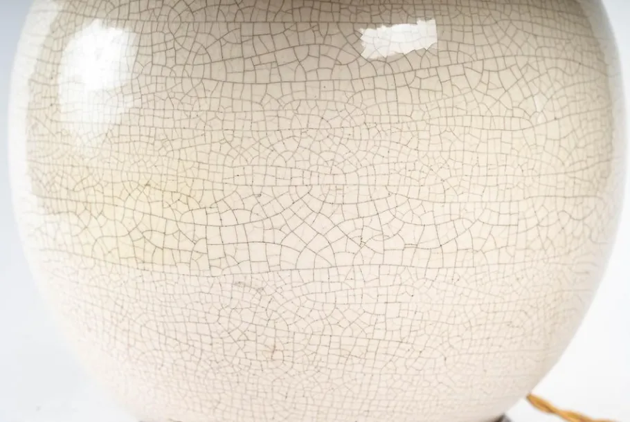 Best Pamono Ceramic Lamp attributed to Ruhlmann & Besnard, 1930s