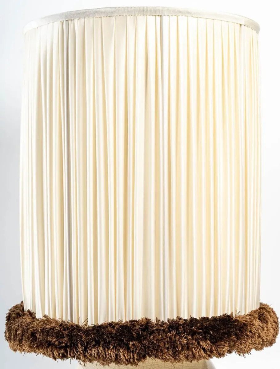 Best Pamono Ceramic Lamp attributed to Ruhlmann & Besnard, 1930s