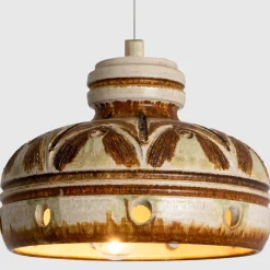 Clearance Pamono Ceramic Pendant Light, Denmark, 1970