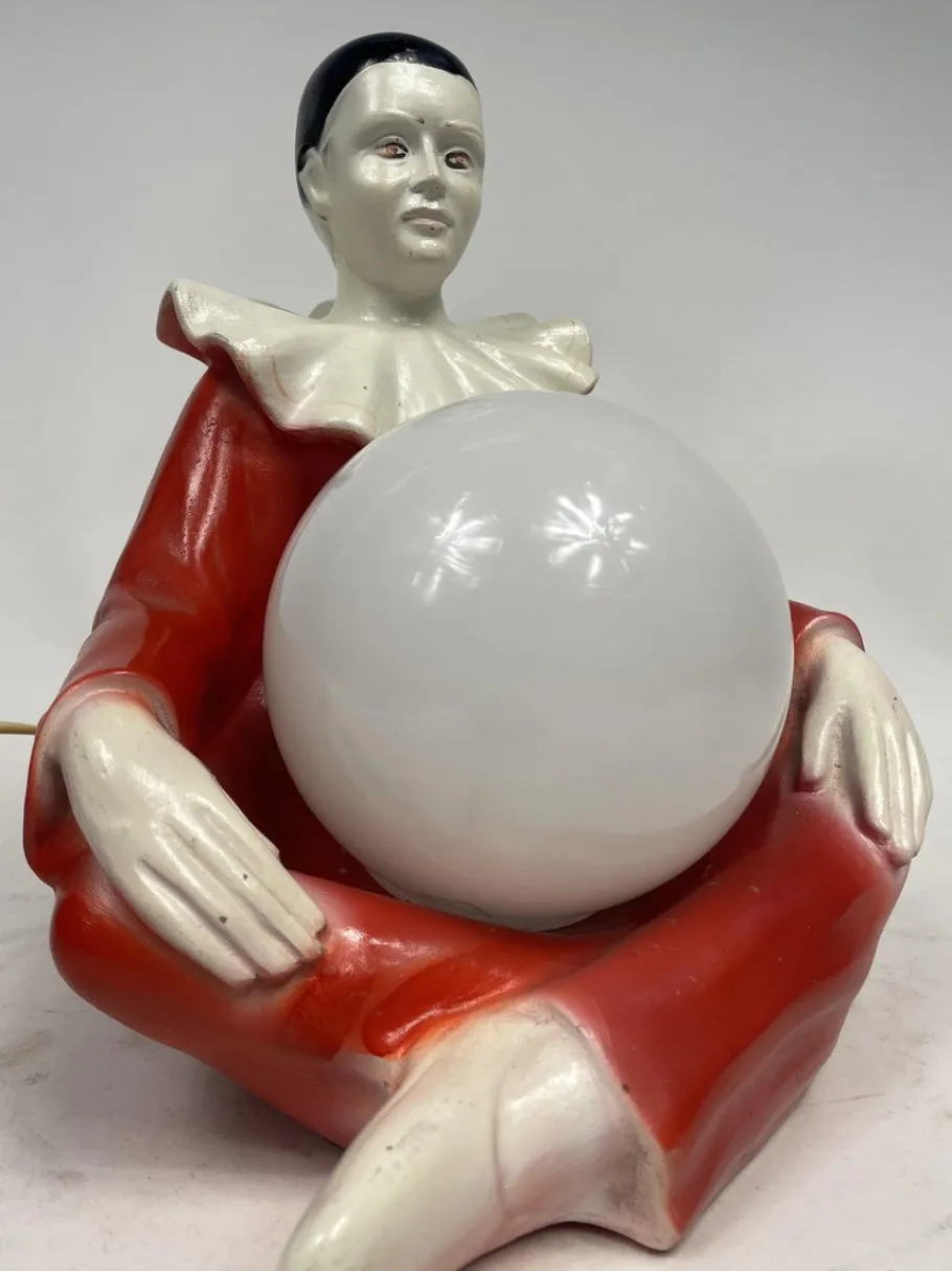 Best Pamono Ceramic Table Lamp by Pierrot, 1960s