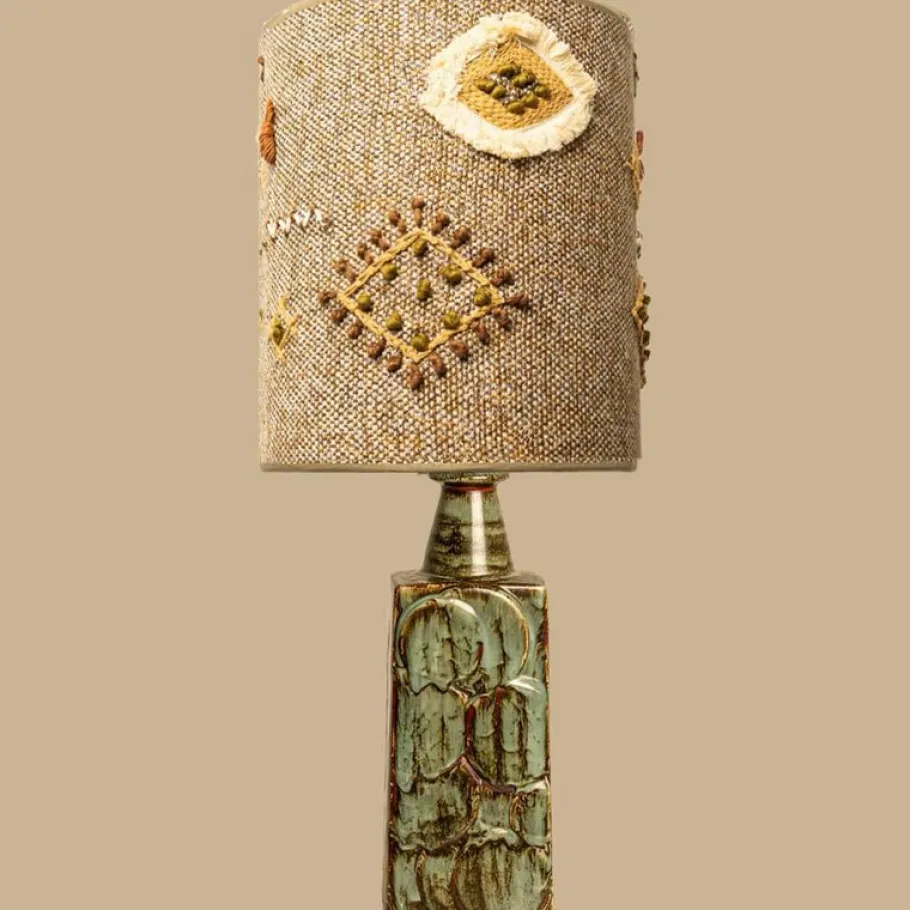 Clearance Pamono Ceramic Table Lamps attributed to Soholm, Denmark, 1960s, Set of 2