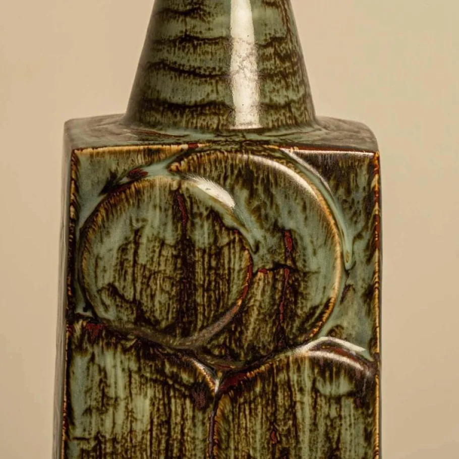 Clearance Pamono Ceramic Table Lamps attributed to Soholm, Denmark, 1960s, Set of 2