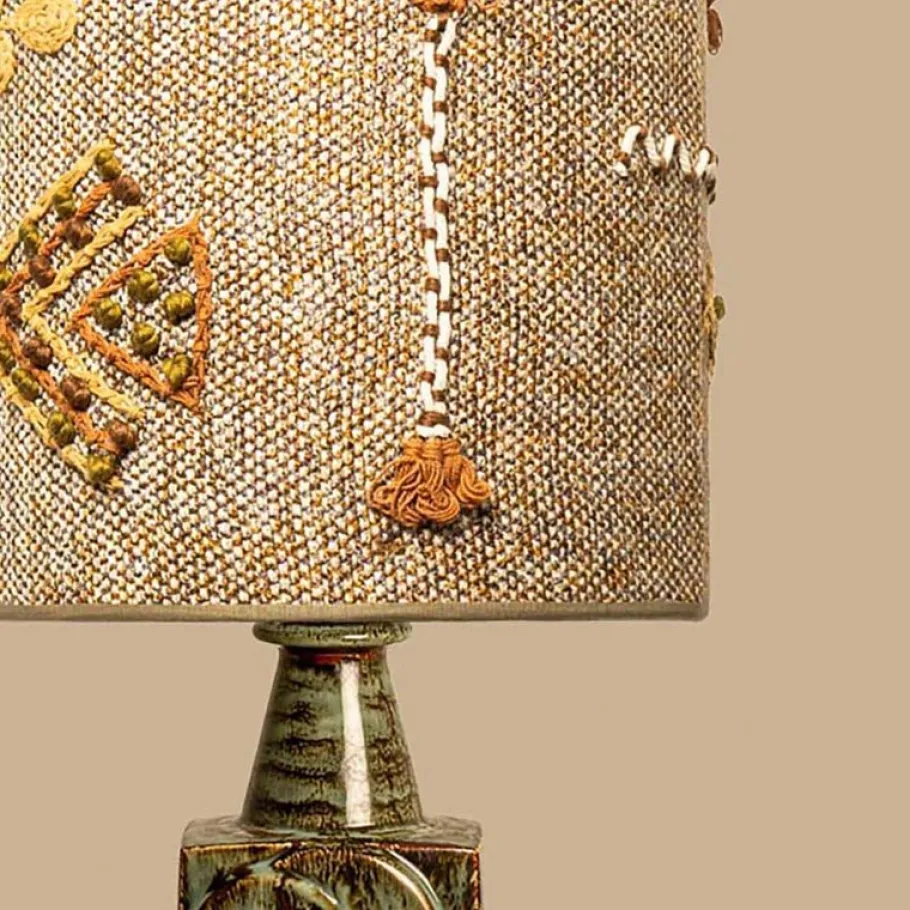 Clearance Pamono Ceramic Table Lamps attributed to Soholm, Denmark, 1960s, Set of 2