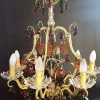 Best Pamono Chandelier 8 Lights with Glass Fruits