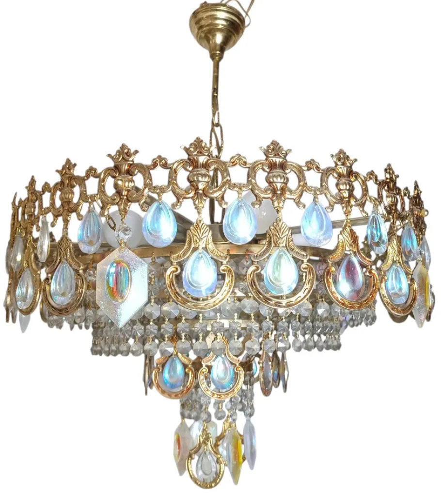 Best Pamono Chandeliers by Ernst Palme for Palwa, 1950s, Set of 2