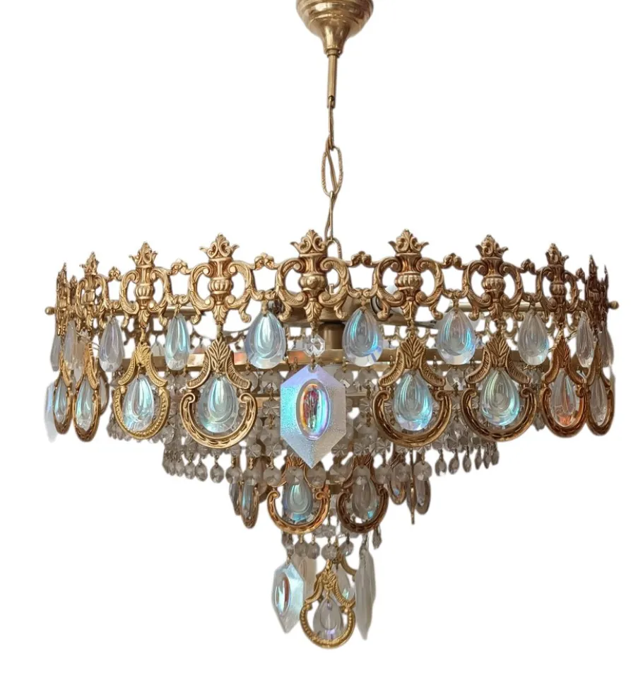 Best Pamono Chandeliers by Ernst Palme for Palwa, 1950s, Set of 2