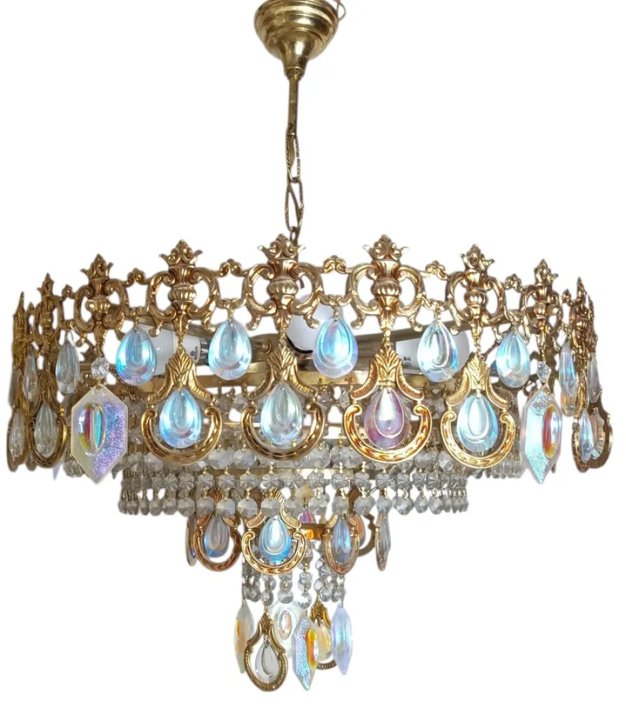 Best Pamono Chandeliers by Ernst Palme for Palwa, 1950s, Set of 2