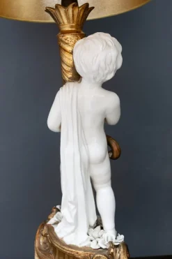 Outlet Pamono Cherub Floor Lamp from Capodimonte, 1967