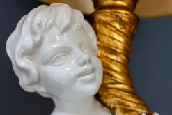 Outlet Pamono Cherub Floor Lamp from Capodimonte, 1967
