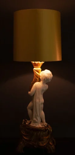 Outlet Pamono Cherub Floor Lamp from Capodimonte, 1967