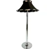 Discount Pamono Chrome and Black Fabric Floor Lamp by Anna Ehrner for Ateljé Lyktan