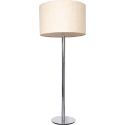 Outlet Pamono Chrome and Linen Floor Lamp from Staff Leuchten, Germany