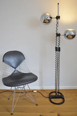 Outlet Pamono Chrome Ball Floor Lamp From Staff, 1970s