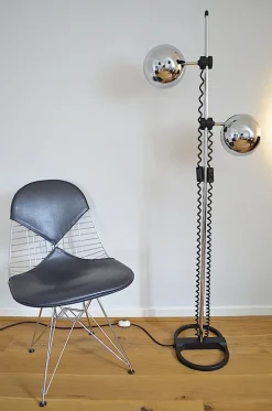 Outlet Pamono Chrome Ball Floor Lamp From Staff, 1970s