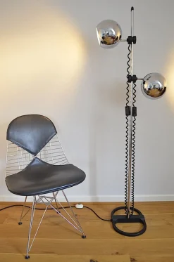 Outlet Pamono Chrome Ball Floor Lamp From Staff, 1970s