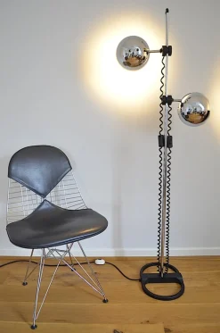 Outlet Pamono Chrome Ball Floor Lamp From Staff, 1970s